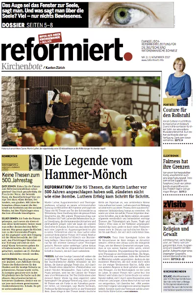 Zeitschrift "reformiert" Nr.11 2017